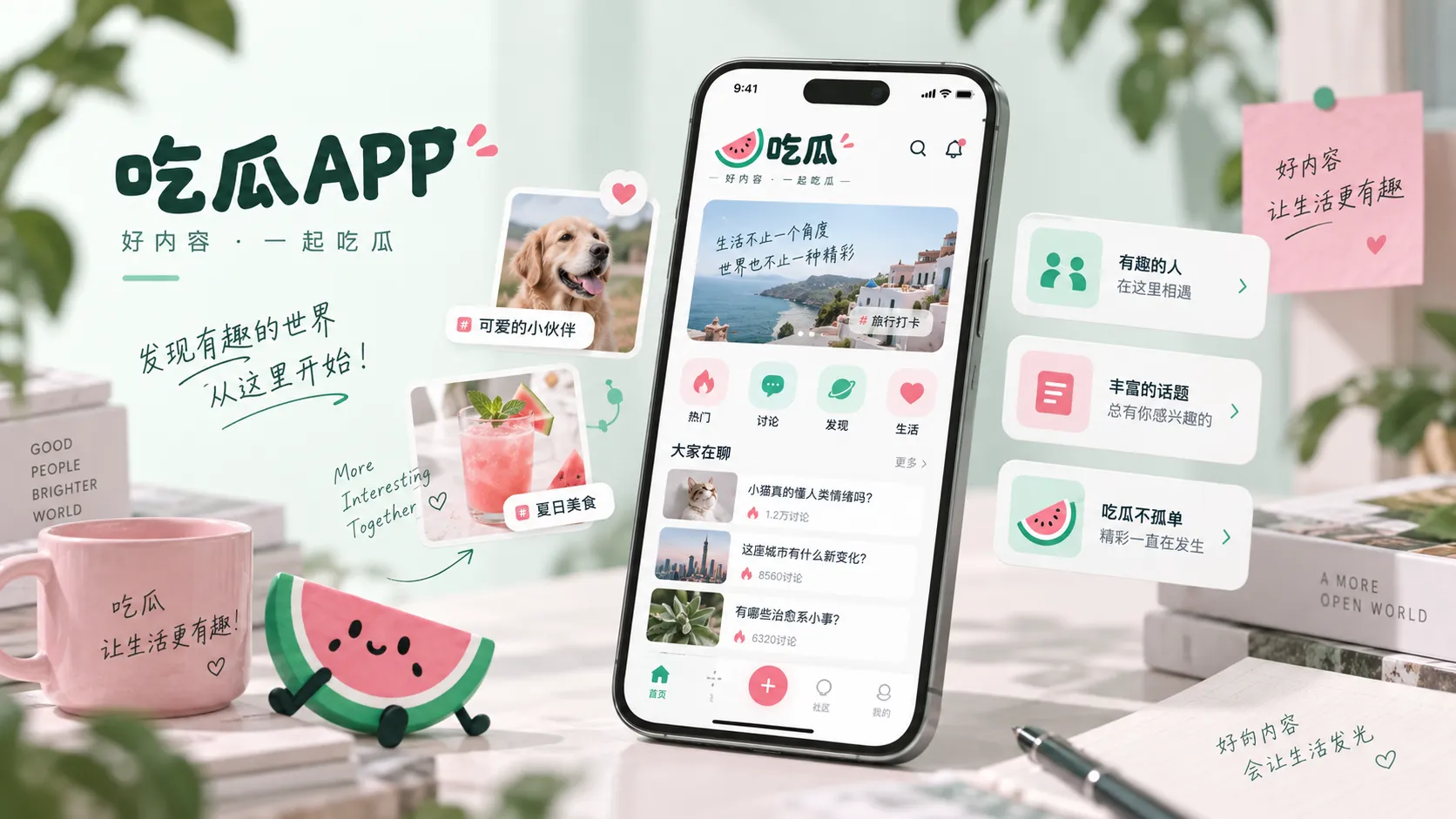 手机阅读吃瓜网内容的示意画面