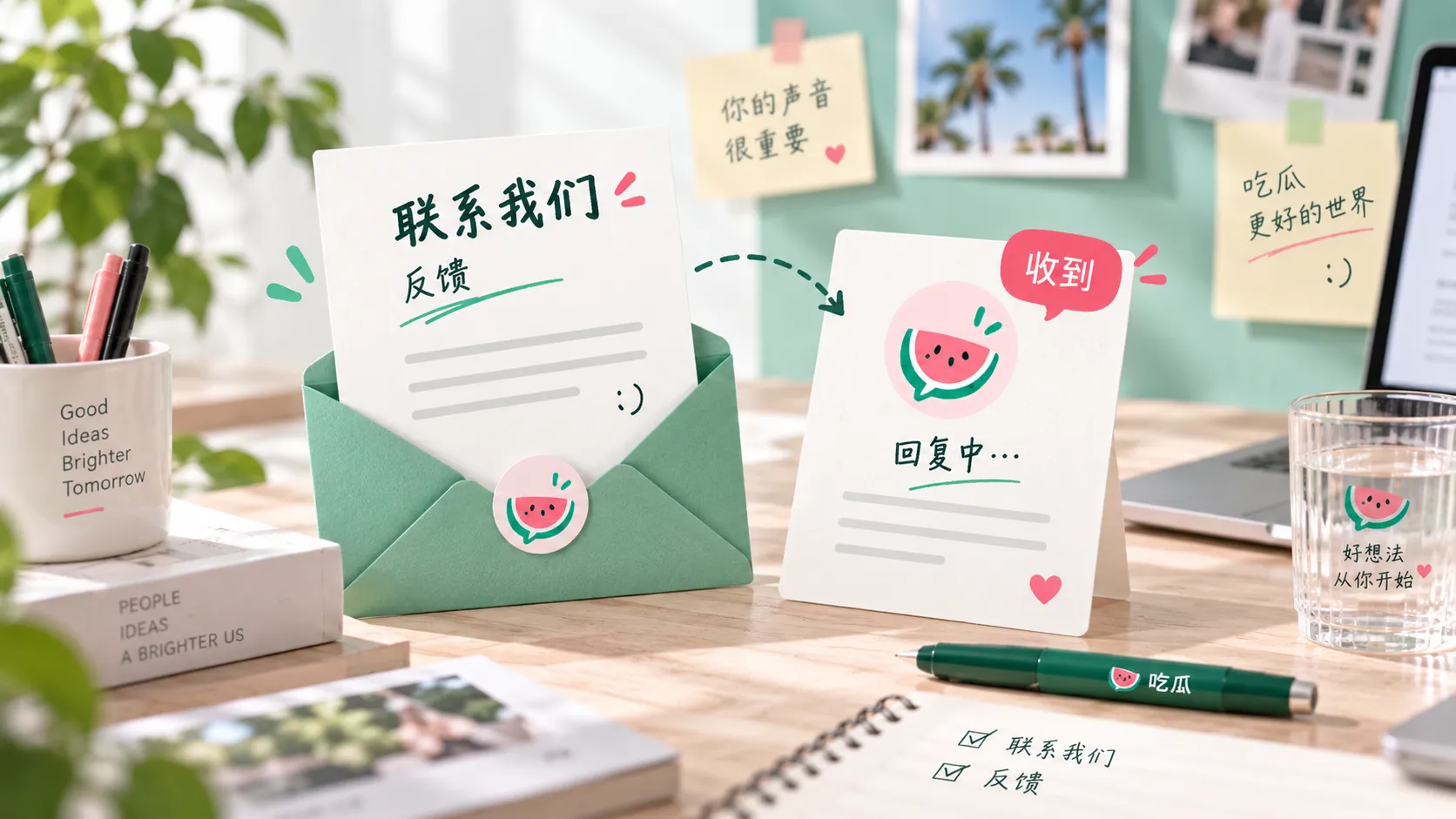 内容反馈与核对信息的示意画面