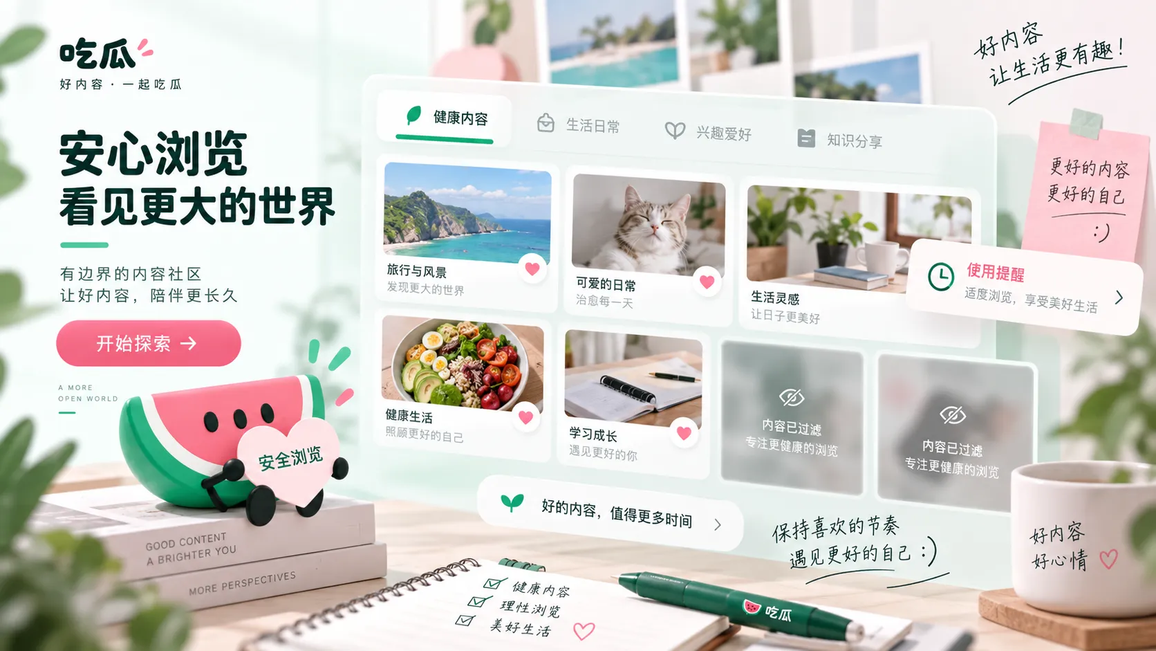 核对来源与保护隐私的示意画面